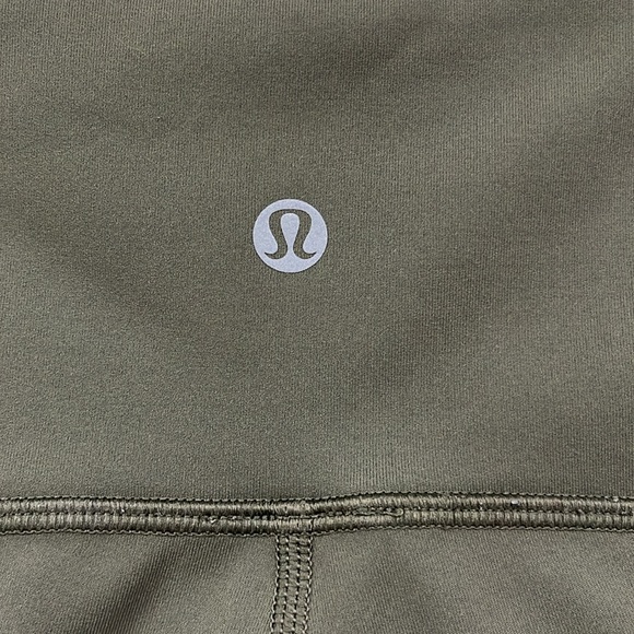 Lululemon Train Times 7/8 Pant 25”Dark Olive Size 10 - Picture 12 of 16